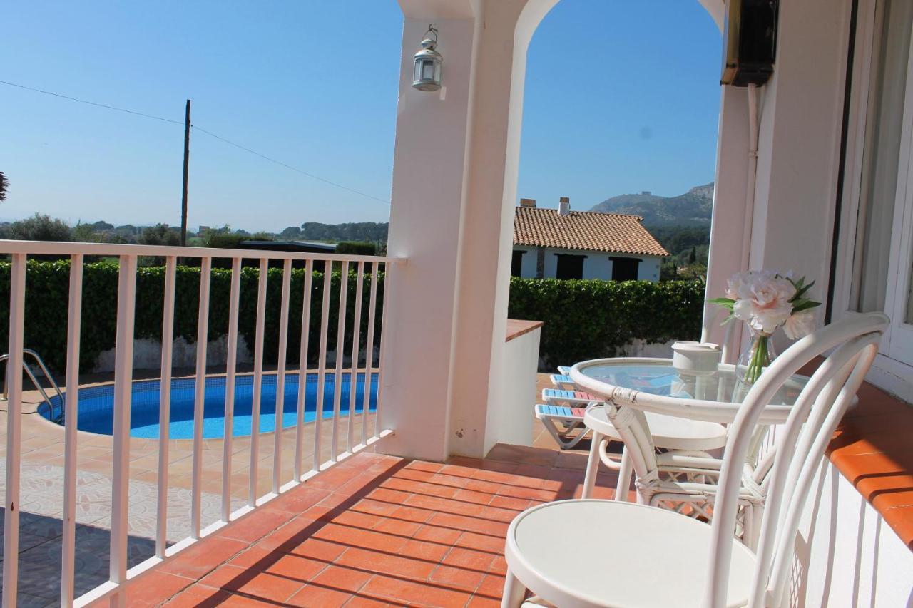 Alemanya 22 privat pool Villa L'Estartit Bagian luar foto